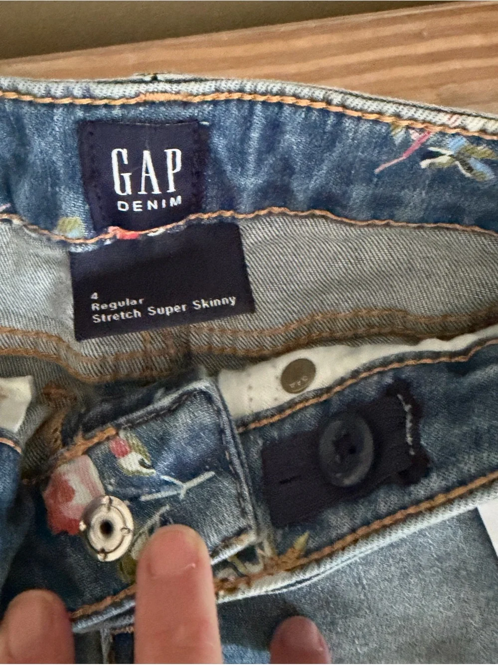 Gap Girl’s Patchwork Denim Skinny Jeans 🌼 🆕